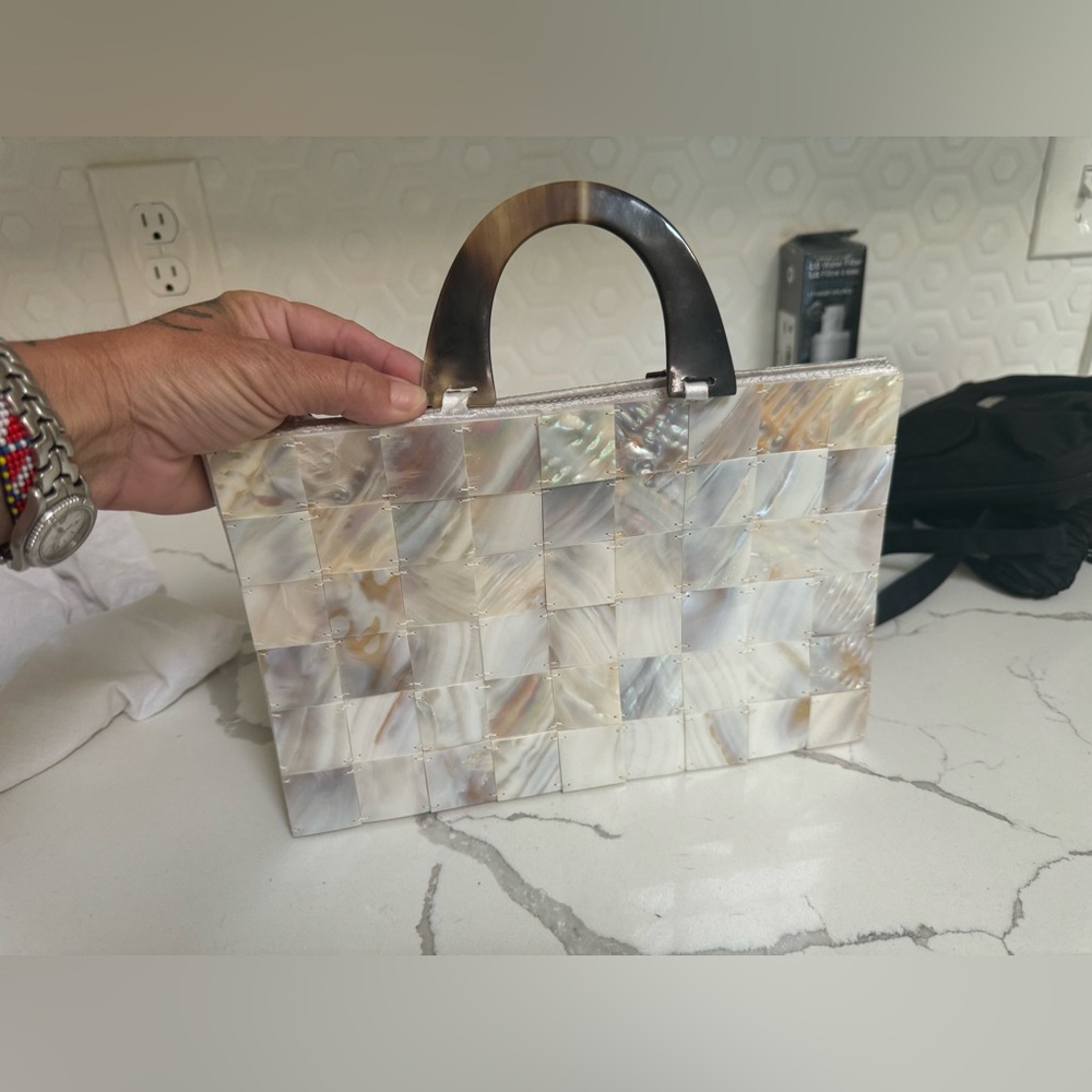 Beautiful Vintage Mother of Pearl Bag